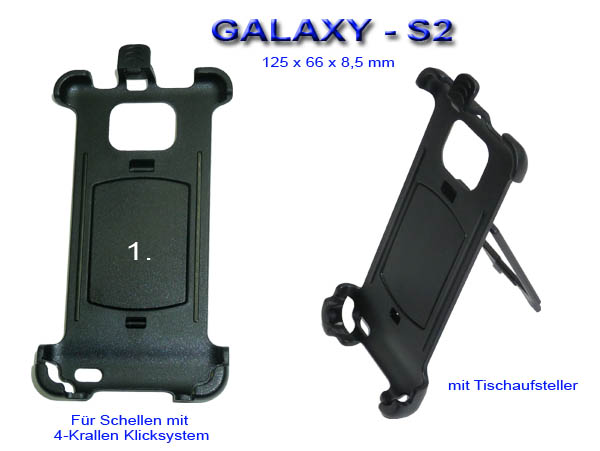 halterung für galaxy smartphone s2 i9100