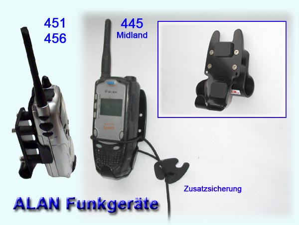 Halteschale fr ALAN-600 GPS - Klick