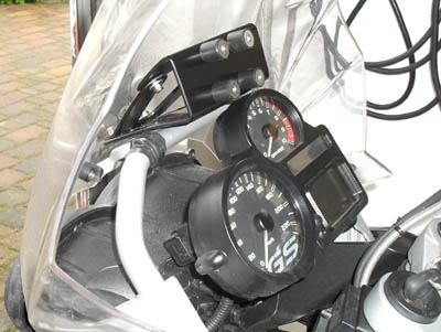 Navi-Halter im Cockpit Schwarz BMW R 1200 GS 08-12