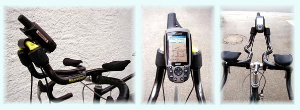 GPS Halter am Rennrad