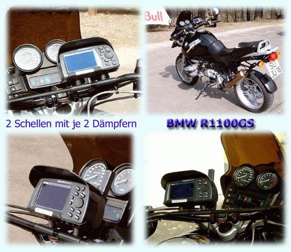 GPS von BIKERTECH an einer BMW GS